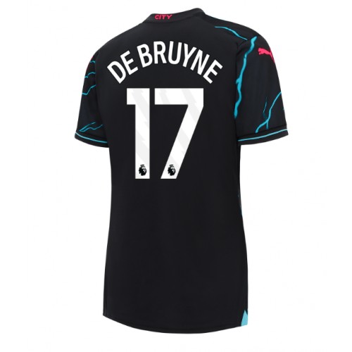 Dámy Fotbalový dres Manchester City Kevin De Bruyne #17 2023-24 Třetí Krátký Rukáv